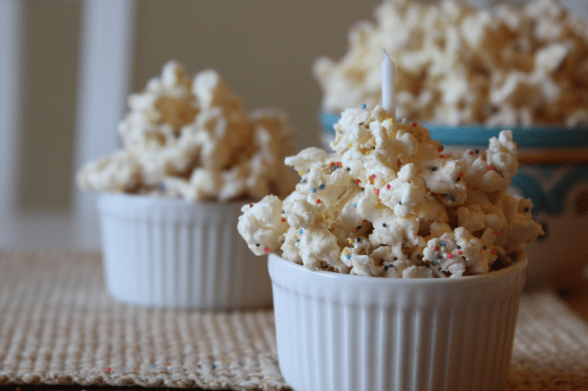 birthday popcorn